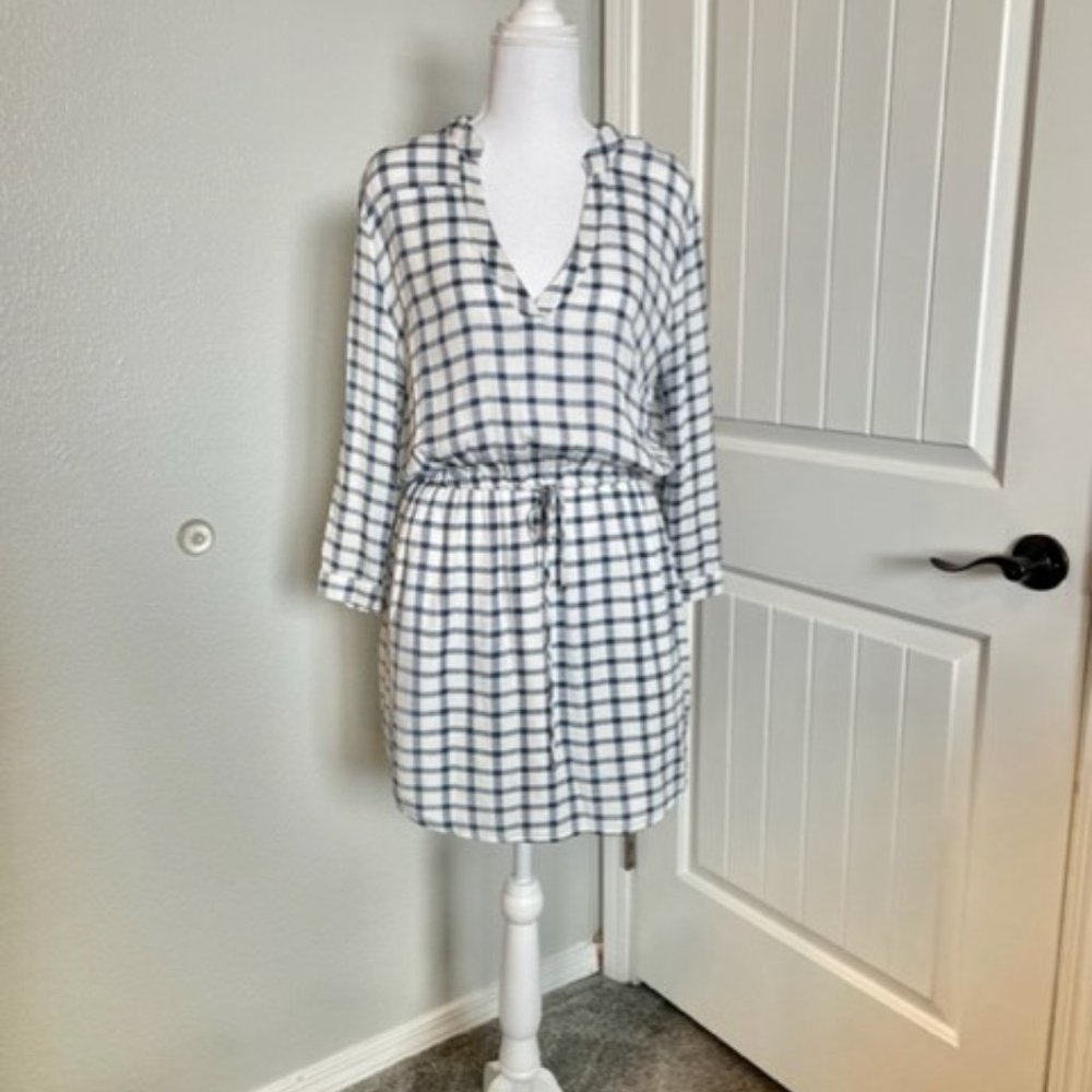 BB Dakota Daniella Plaid Checkered Shirtdress - Medium